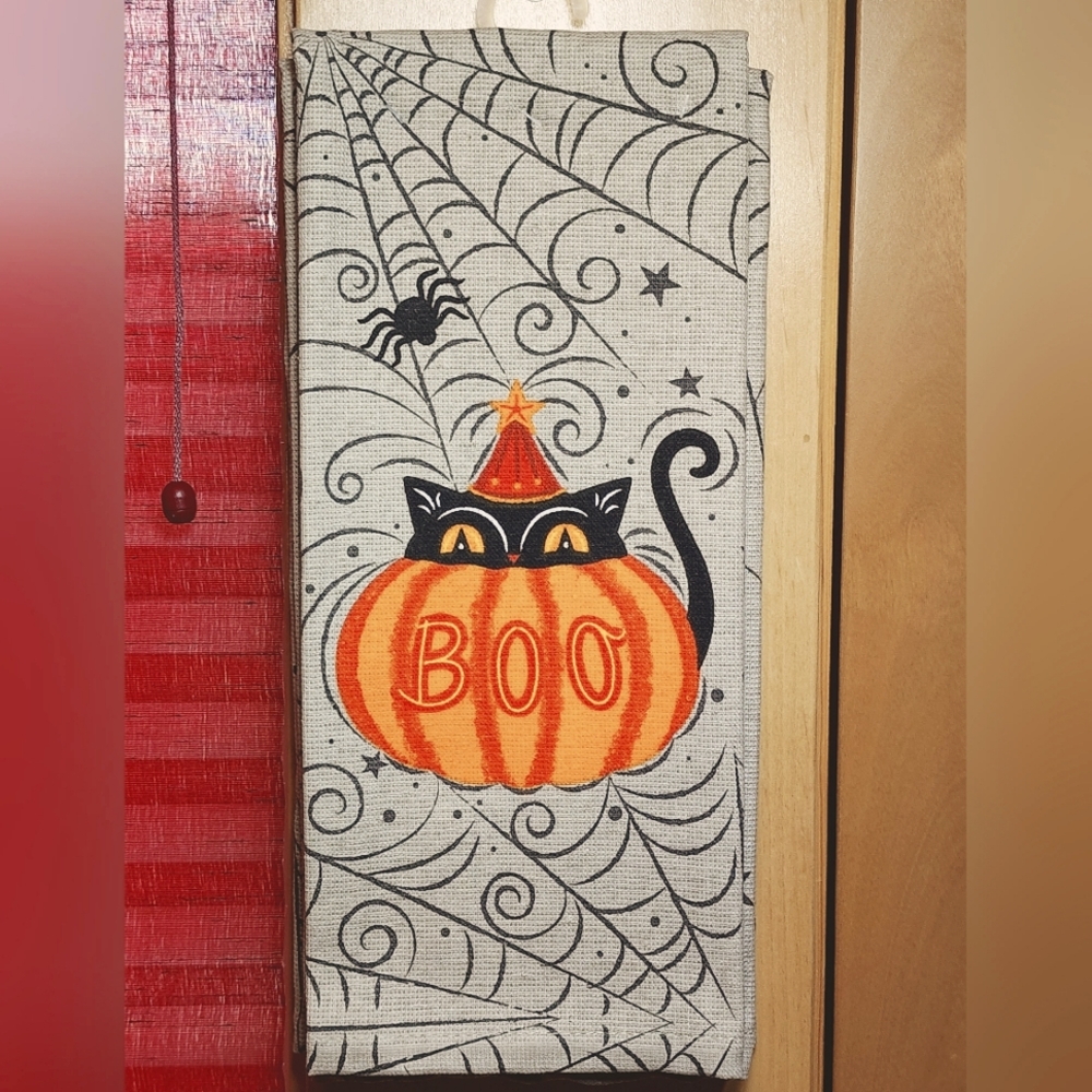 Johanna Parker Cat Halloween Kitchen Towel Set